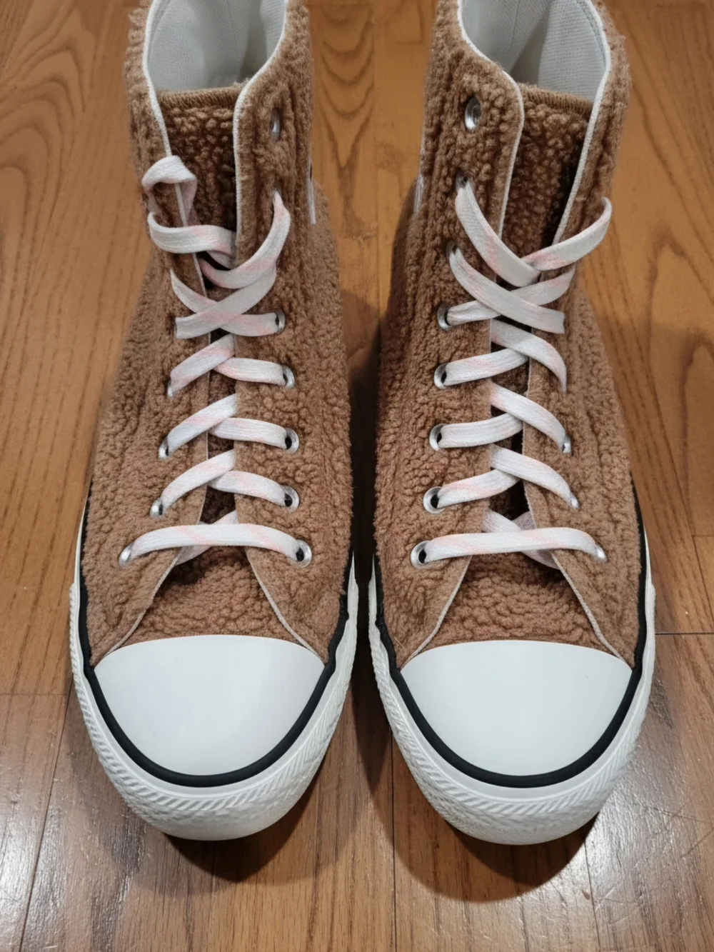 Converse Chuck Taylor All Star Shearling High Top Sneakers - Ginger Rose